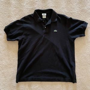 Men’s Black Lacoste Polo (Size 5 or M)